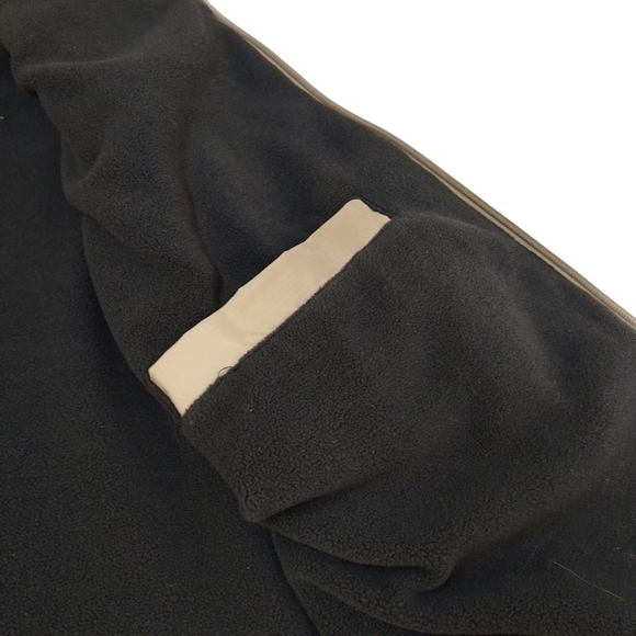 IZOD Vest Men's Tan/Beige Color Fleece lined Jacket Vest Size Large - Picture 4 of 7